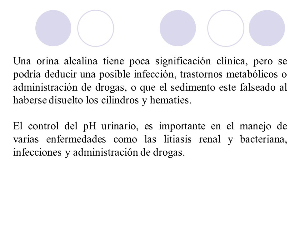 orina alcalina que significa